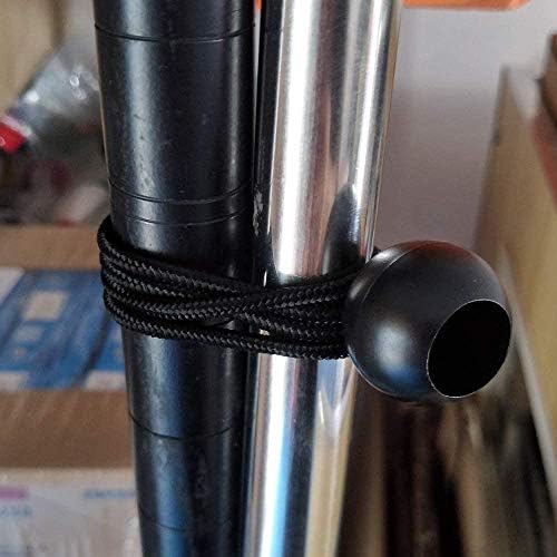 Ball Bungee Cords, 20 Packs, 9 Inch Black Tie Down Cords for Tarp, Canopy Shelter, Wall Pipe, UV Resistant - Image 4