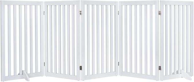 unipaws 36”H Free Standing Pet Gate by unipaws