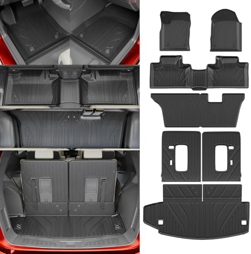 Floor Mats Set (7 PCS) for 2016-2025 2026 Dodge Durango 7-Seater by Dattumar