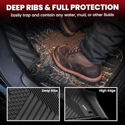 LASFIT Floor Mats & Trunk Mat & Backrest Mats for Acura Mdx 2022-2026 - Image 3