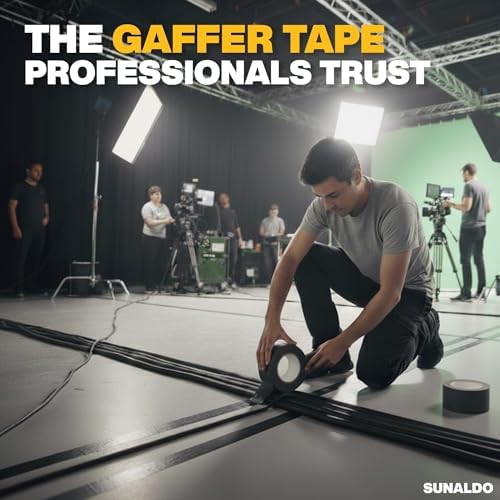 Gaffers Tape (2" x30 Yards) Heavy Duty, No Residue (3 Pack Green) - Image 7