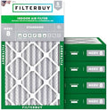 Filterbuy 20x30x4 Air Filter MERV 8 Dust & Allergy Defense (5-Pack) by Filterbuy