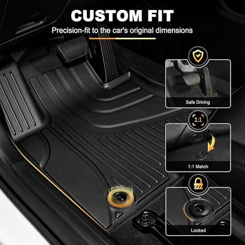 Floor Mats for Toyota Camry 2018-2024 FWD Gas, Floor Liners & Cargo Liner - Image 4