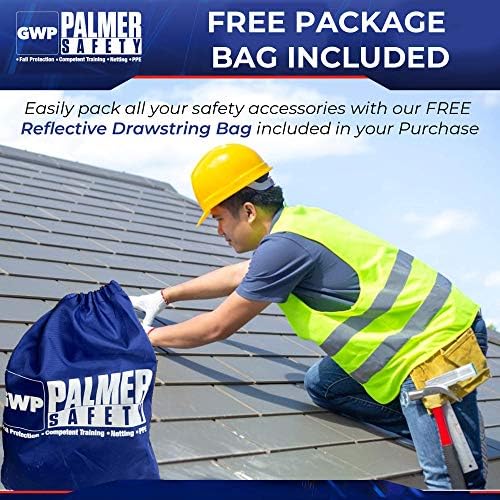 Fall Protection Body Safety Harness w/ 5pt Adjustments, Pass-through Chest, Grommet Legs, Front & Back D-Ring - Image 5