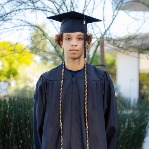Endea Graduation Single Honor Cord Two-Color (Kente) for Adult Graduates - Image 7