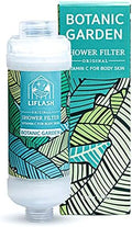 LIFLASH Vitamin C Shower Filter for Hard Water, Aromatherapy Softener Purifier, Help with Softer Skin and Hair Enhancement, for Universal Output Showerhead, Easy Installation (BOTANIC GARDEN) by Betterinaflash
