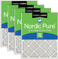 Nordic Pure 18x20x1 Pleated MERV 13 Plus Carbon Air Filters 4 Pack by NordicPure