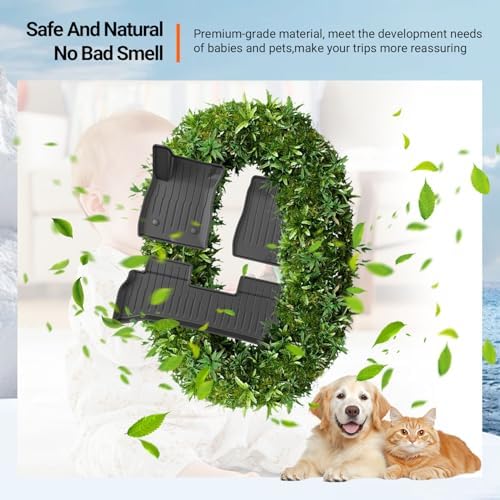 powoq Floor Mats Cargo Mat Compatible with 2021-2026 Chevy Trailblazer FWD - Image 6