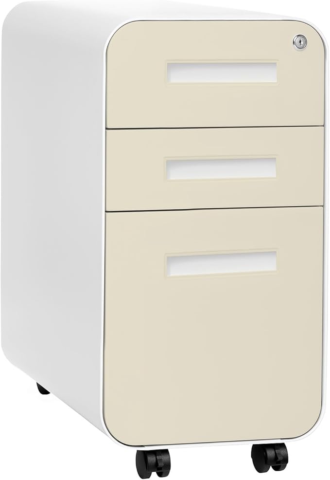 Laura Davidson Furniture Stockpile Slim 3-Drawer Mobile File Cabinet by LauraDavidsonFurniture