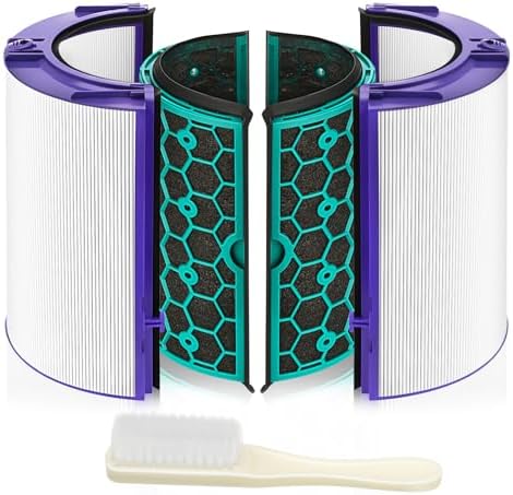 TP04 Replacement Filter for Dyson HP04 TP04 DP04 TP05 DP05 Air Purifi-er Sealed Two Stage 360° Pure Cool Fan Combi Glass HEPA Filter & Activated Carbon Filter (Not for HP07,TP01,TP02,TP07,HP09) by isinlive
