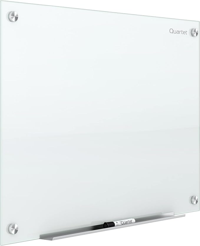 Quartet Dry Erase Board, Magnetic Whiteboard 96"W x 48"H, Glass Board - Image 3