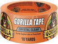 GORILLA Crystal Clear Tape, 1.88" x 18 yd, 1-Pack, Weather Resistant by Gorilla