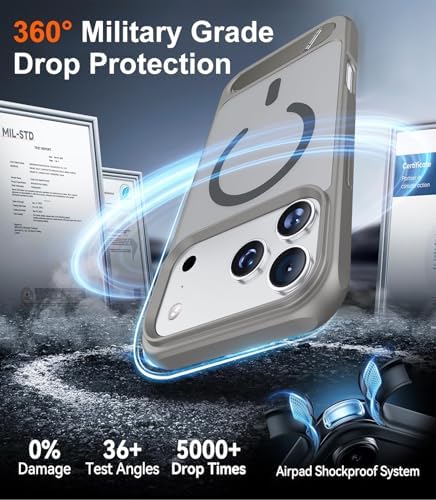 Temdan Magnetic for iPhone 18 Pro Max Case/iPhone 17 Pro Max Case Stand - Image 5