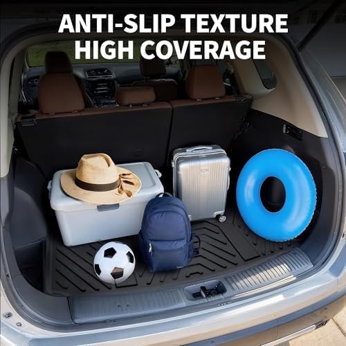 YITAMOTOR Cargo Trunk Mat Compatible with Mazda CX-5 2017 2018 2019 2020 2021, All Weather Custom Fit CX-5 Cargo Mat, Black - Image 5