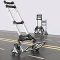 Heavy Duty 6-Wheel Stair Climbing Cart - 300lb Capacity Folding Hand Truck by DoubleRhombus