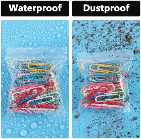 500 PCS 2" x 2" Small Plastic Bags 2 Mil Mini Clear Plastic Poly Bag - Image 4