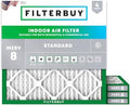 Filterbuy 17x17x1 Air Filter MERV 8 Dust & Allergy Defense (4-Pack) by Filterbuy