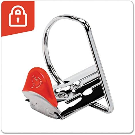 Cardinal 26360 XtraLife ClearVue Non-Stick Locking Slant-D Binder, 6-Inch Cap, 11 x 8 1/2, White - Image 3
