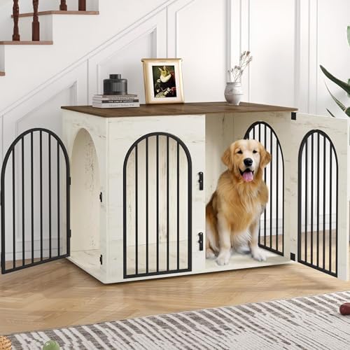 Hzuaneri 44.1'' Dog Crate Furniture,Dog Kennel Indoor for Medium/Large Dogs by Hzuaneri