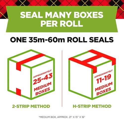 Scotch Sure Start Packing Tape Refill, 1.88 in x 54.6 yd, 6 Rolls - Image 3