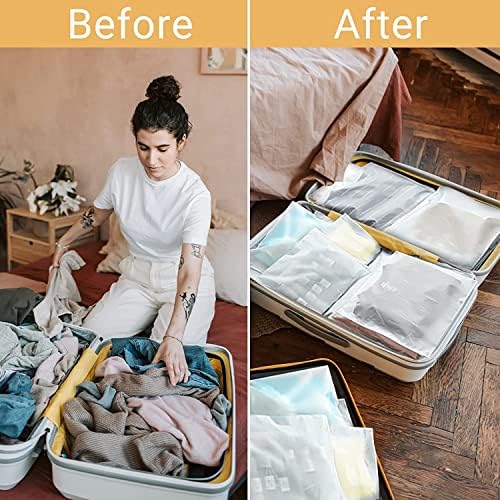 Clear Zipper Bags Resealable for Clothes, 3 Mil Thick 12x16 inch Large Plastic Mailers Travel for Clothing, 50 Pcs Self Seal Apparel Poly Bags for Sweaters Jeans Shipping, with Air Hole - Image 3