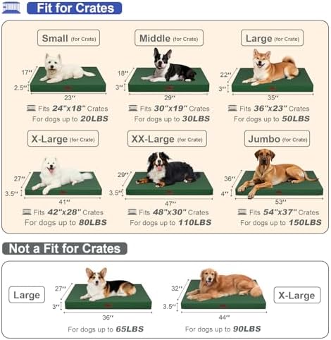 Jumbo Waterproof Orthopedic Dog Bed for Extra Large Dogs - Image 5