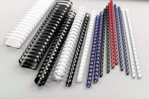GBC CombBind Binding Combs, 10 mm, 65 Sheet Capacity, A4, 21 Ring, Black, Pack of 100, 4028175 - Image 4