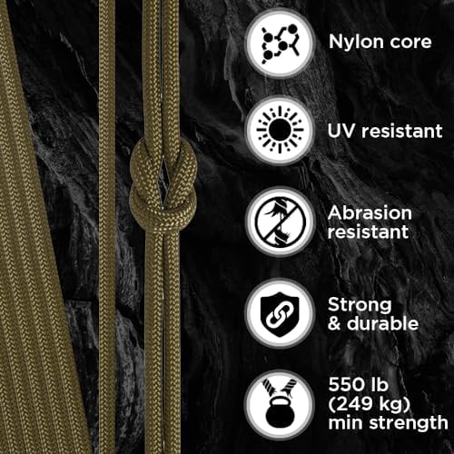 Paracord Rope 550 lb 4mm – Parachute Cord – Utility Camping Rope - Image 3