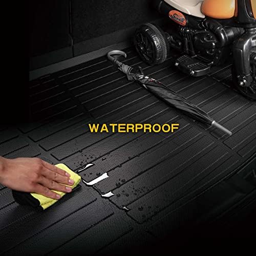 All-Weather Floor Mats & Cargo Liner for Nissan Rogue 2026 2025 2024 2023 2022 2021 (Not for Rogue Sport) TPE Trunk Floor Mat Set Accessories for Rogue 2021-2026 - Image 5