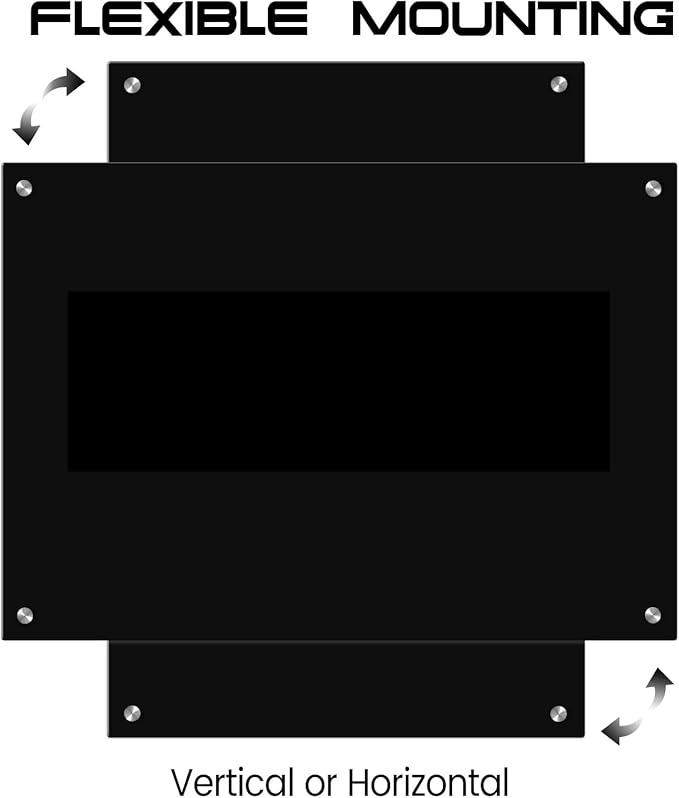 Magnetic Glass Whiteboard 48" x 36" Dry Erase Board Frameless Premium Tempered - Image 2