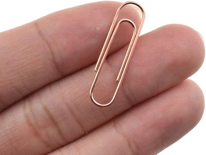 HAHIYO Paper Clips Sturdy 1.1 inches Length 300 Pack Paperclips Heavy Duty by HAHIYO