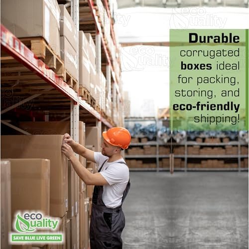 22x22x22 Moving & Shipping Boxes, Extra Strength, Heavy-Duty Corrugated Cardboard Boxes for Packing, Storage, Shipping (5) - Image 5