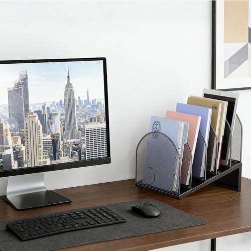 gianotter Desktop File Organizer with 5 Compartments - Image 3