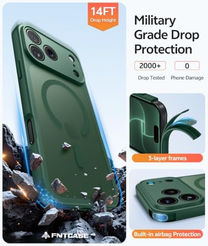 FNTCASE for iPhone 18 Pro Max Case/iPhone 17 Pro Max Case, Screen Protector - Image 6