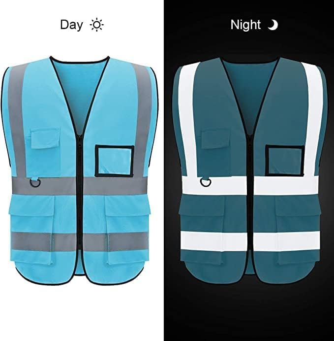 BeautyWill 10/20 Pack Custom Logo Safety Vest, Bulk High Visibility Class 2 - Image 3
