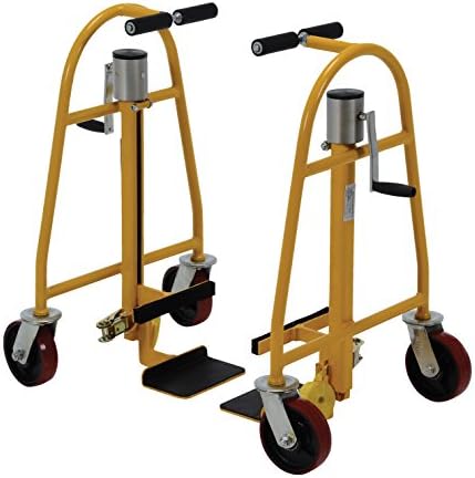 Vestil MFM-1300 Steel Machinery/Vending Machine Lifts 15-1/2 In. x 29-1/4 In. x 31-1/8 In. 1300 Lb. Capacity Yellow - Image 2