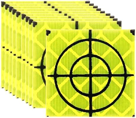 PATIKIL Survey Reflector Target Self-Adhesive Reflective Sheet Target Mark Tape, Suit for Ship Inspection by PATIKIL
