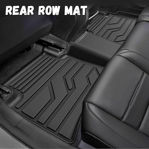 Floor Mats for Honda CRV CR-V 2023-2026 (Include Gas & Hybrid), All Weather TPE Protection Floor Liners Accessories, 1st & 2nd Row - Image 4