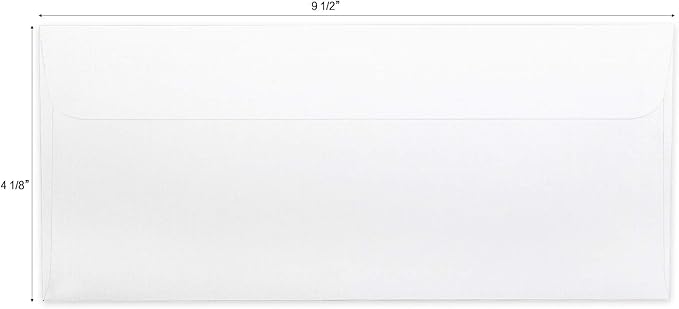 HERKKA #10 Security Self-Seal Envelopes, No.10 Windowless Bussiness Envelopes - Image 2