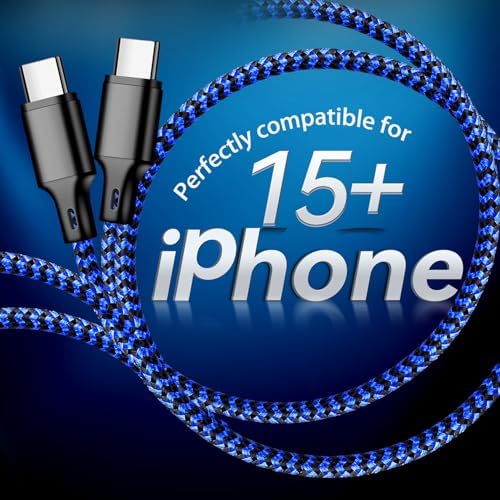 USB C to USB C Cable, 5 Pack 60W Type C Fast Charger Cord (Blackblue) - Image 7