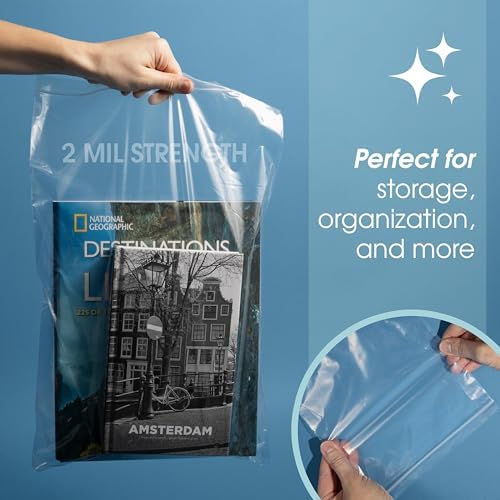 13" X 13" Large Zip Bags (500 Count) - 2 Mil Clear Reclosable - Image 6