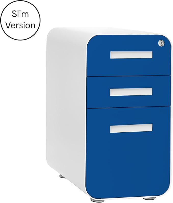 Laura Davidson Furniture Stockpile Slim 3-Drawer Mobile File Cabinet - Image 4