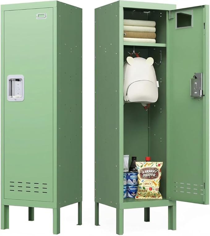 Metal Kids Locker, Metal Cabinet Storage Lockers, Lockable by BUTISOW