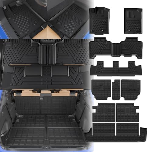Floor Mats Set for 2013-2024 Toyota 4 Runner 7 Seat by Dattumar