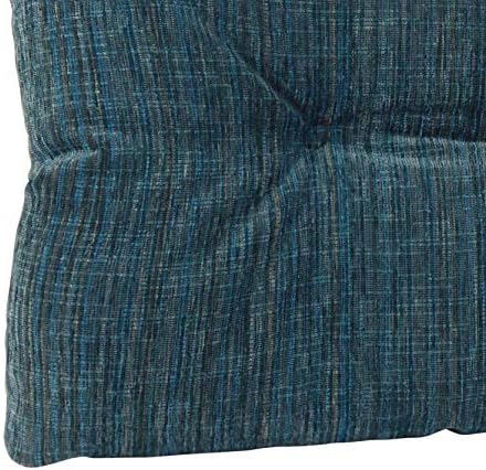 Klear Vu The Gripper Non-Slip Tufted Bench Cushion for Indoor Furniture, Assembled in USA, Entryway Storage, Bay Window, Corner Nook or Piano Seat, 27 Inches, Chenille Saphire - Image 4