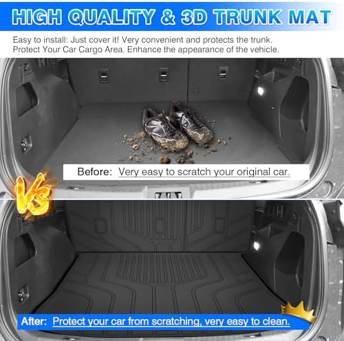 Cartist Cargo Mat Compatible with Ford Edge 2015-2024 Accessories Cargo Liner TPE All Weather Anti-Slip Odorless - Image 7