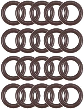 uxcell Fluorine Rubber O-Rings 8.5mm OD 5.5mm ID 1.5mm Width, Metric FKM Sealing Gasket, Pack of 20 by uxcell
