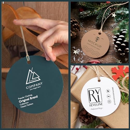 Personalized HangTags for Business - Custom Tags with Logo & Text - Customized Hang Tags for Handmade Items Wedding Business Use Clothing Tag Price Tag Jewelry Labels - Image 6