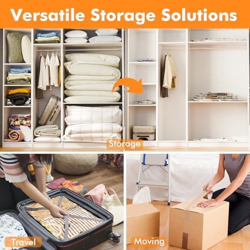GONGSHI Vacuum Storage Bags for Clothing, 12-Piece Set - Image 3