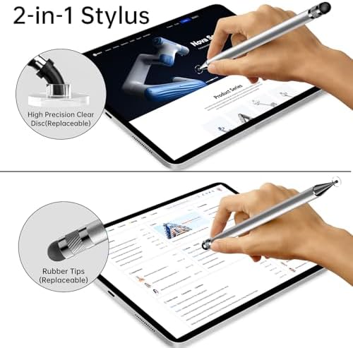 Bopomofo Stylus(5 Pcs),2-in-1 Stylus Pen for Touchscreen,Capacitive Stylus - Image 3